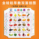 寶寶啟蒙認(rèn)知早教掛圖無(wú)聲雙面全套8張16面 嬰兒看圖識(shí)字掛圖撕不破0-3-6歲幼兒童學(xué)前教育漢語(yǔ)拼音動(dòng)物世界水果蔬菜字母
