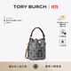 Tory Burch湯麗柏琦 T MONOGRAM 迷你提花斜挎水桶包TB 166415 Tory 海軍藍 405 OS