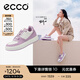 愛(ài)步（ECCO）板鞋女 倪妮同款增高厚底輕盈透氣百搭拼色休閑鞋 街頭ACE856823 薰衣草紫/灰白色85682361091 37