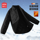 名創(chuàng  )優(yōu)品（MINISO）保暖棉服男冬季菱格蓄熱內膽簡(jiǎn)約百搭日常輕薄棉衣外套 黑 L