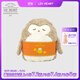 LIV HEART日本刺猬玩偶暖手抱枕毛絨玩具手捂插手娃娃公仔生日開(kāi)學(xué)禮物 貓頭鷹暖手抱枕（熱水袋款） 尺寸見(jiàn)詳情