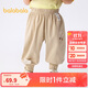 巴拉巴拉褲子嬰兒夏季薄款長(cháng)褲男女童運動(dòng)褲2025簡(jiǎn)約可愛(ài)時(shí)髦209225108201
