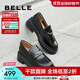 百麗（Belle）張凌赫推薦海鷗樂(lè )福2.0版25秋新款女商場(chǎng)牛皮皮鞋B5J1DCA5預售 【孟子義同款】黑色（5.5CM） 2.0 36
