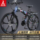鳳凰（Phoenix） 鳳凰自行車(chē)可折疊山地車(chē)路虎男士成年人變速女式越野公路單車(chē) 六刀炫彩/折疊雙避震/全競速軸承 24寸24速【參考：138-168cm】
