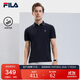 FILA 斐樂(lè )官方polo衫男2025年夏季涼感短袖t恤透氣男士休閑商務(wù)上衣