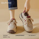 達芙妮厚底老爹鞋女2026春季新款復古增高德訓鞋女款休閑百搭運動(dòng)鞋女