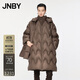 JNBY【商場(chǎng)同款】24冬新品羽絨服寬松立領(lǐng)5OAC12630 209/深棕 M