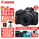 佳能（Canon）EOS R100 小型便捷微單數碼相機 4K Vlog高清視頻家用旅游美顏照相機 18-45mm套機 旅行暢玩套裝