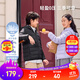 安踏兒童羽絨服25年冬季新款男女童輕薄舒適保暖羽絨內膽管道羽絨服 夢幻黑-1 含絨量85% 165 充絨量59g