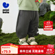 迷你巴拉巴拉男女童褲子2025秋新款寶寶長(zhǎng)褲萌趣嬰童香蕉褲 冷灰20505 100