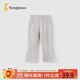 童泰（TONGTAI）女寶寶褲子春秋季女童打底褲兒童外出蕾絲邊長(cháng)褲童裝灰色110cm