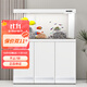 森森（SUNSUN）2025新款魚(yú)缸客廳家用生態(tài)金魚(yú)缸玻璃底過(guò)濾免換水水族箱 小鯉系列1米升級底濾【帶豪華禮包】