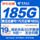 中國電信流量卡19元【185G流量】全國通用大手機5G純上網(wǎng)電話(huà)卡長(cháng)期非無(wú)限永久終身