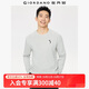 佐丹奴長(cháng)袖T恤男秋冬新款純棉打底衫小動(dòng)物刺繡圓領(lǐng)上衣13025790 82淺灰(企鵝) XL