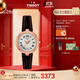 天梭（TISSOT）手表 小美人系列女表 瑞士石英女士皮帶腕表時(shí)尚表生日禮物