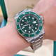 【二手99新】勞力士男表 升級改裝潛航者迪通拿格林尼治原裝機芯升級炭纖維 黑陶瓷表殼表帶升級魔術(shù) 綠水鬼勞力士3135機芯