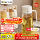 小熊（Bear）油壺 調料瓶抗菌玻璃油瓶醬油瓶600ml 自動(dòng)開(kāi)合不掛油CX-W0058