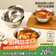 沃德百惠（WORTHBUY）304不銹鋼碗家用防摔防燙湯碗寶寶學(xué)吃飯碗嬰兒輔食碗餐具套裝 熊