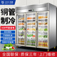 JOYE兩門(mén)三開(kāi)門(mén)冷藏展示柜商用冰箱立式冷凍保鮮蛋糕甜品啤酒飲料蔬菜水果麻辣燙火鍋燒烤炸串串展示柜 1.5m雙門(mén)冷藏標準款【三層玻璃】【全鋼全銅】
