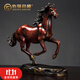 伯莎丹頓（BERTHA DENTON）黃銅馬擺件開(kāi)業(yè)禮品辦公室客廳擺件招財馬到成功家居喬遷新居禮品 大號一馬當先36*13.5*41cm