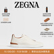 Zegna【雙11甄選】杰尼亞男鞋米白色鹿皮TripleStitch?低幫奢華休閑鞋 米白色 43 (9)