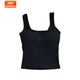 婍妡吊帶背心女帶胸墊莫代爾一體固定文胸美背外穿無(wú)袖內控打底上衣服 品牌-琳彩倩-【黑色】帶胸墊 S 建議70-90斤內