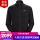 始祖鳥(niǎo)（ARC'TERYX）Kyanite Jacket 男款中厚保暖抓絨衣衛衣 修身休閑立領(lǐng)夾克衫外套 Black/黑色 M(70kg-80kg)尺碼偏大
