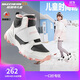 Skechers斯凱奇兒童棉鞋冬季時(shí)尚女童皮鞋短靴加絨保暖雪地靴8701648L