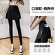XINBUCKS女士口袋款瑜伽褲運動(dòng)裙褲春夏秋高腰收腹比芭加大碼鯊魚(yú)褲假兩件 黑色（口袋款裙褲） L 適合100-115斤