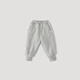 巴厘小豬寶寶加絨褲子秋冬季兒童加厚保暖衛褲男童外穿長(cháng)褲女童休閑運動(dòng)褲 淺花灰 100