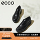 愛(ài)步（ECCO）牛津鞋男鞋 男士皮鞋牛皮休閑皮鞋 都市奧斯陸550284 黑色55028401001 41