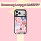 CASETIFY Zanmang Loopy x CASETiFY聯(lián)名 Loopy2D貼紙 適用于iPhone17/16/15 Plus/Pro/Max手機殼 鏡面黑框Magsafe iPhone 1