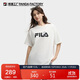 FILA 斐樂(lè )官方大熊貓短袖T恤情侶2025秋半袖寬松純棉運動(dòng)上衣男女同款
