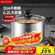 美廚（maxcook）湯鍋 304不銹鋼湯鍋湯煲24cm 加厚復合底 電磁爐通用MCT8220