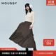 moussy 新法式田園風(fēng)碎花傘裙花邊半身裙女028IAZ31-1011 065花紋棕色 均碼 00020/F
