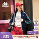 卡帕（Kappa）背靠背運動(dòng)外套女2025新款復古針織撞色開(kāi)衫衛衣女款潮K0E62WK01D 暗夜藍黑-906 XL （尺碼推薦適合175/92A）