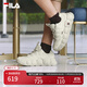 FILA 斐樂(lè )可頌面包鞋復古運動(dòng)鞋男冬休閑鞋老爹鞋 燕麥色-OM 42