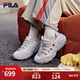 FILA 斐樂(lè )官方女鞋MUFFIN摩登運動(dòng)鞋2025冬新款松餅鞋時(shí)尚休閑鞋 微白-WW 37.5