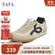 他她TATA女鞋25秋季德訓鞋休閑阿甘鞋女運動(dòng)鞋GTX01CM5杏/米白/黑 37