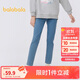 巴拉巴拉女童牛仔褲2025春裝兒童小腳褲子中大童時尚繡花長褲209125108005