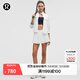 lululemon丨Varsity 女士風(fēng)琴褶高腰網(wǎng)球裙速干芯吸 LW8AKVS 白色 XS /4