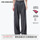 ANN ANDELMAN【劉軒丞同款】官方直營 闊腿休閑垂感直筒褲高腰西褲 灰色 XS