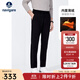 Navigare意大利小帆船男士休閑褲秋冬黑色通勤長(cháng)褲厚款保暖直筒褲防風(fēng)長(cháng)褲 黑色 碼 33