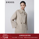 ERDOS 商務(wù)休閑百搭女雙面毛呢大衣外套 錫器灰 L 165/88A