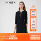 PORTS寶姿女裝新品七分袖連衣裙ALD9D037LWP096 ALM8D651KWB008-PLUM-1 XS (2)