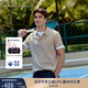 TOMMY HILFIGER【輕奢感】25夏季男絲光棉肌理高級感商務(wù)修身短袖翻領(lǐng)POLO03809 卡其色AEG M （推薦：130-140斤）