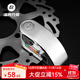 洛克兄弟碟剎鎖防盜報警摩托車(chē)鎖電動(dòng)車(chē)自行車(chē)鎖山地公路車(chē)鎖碟片 銀色 報警碟剎鎖+鎖包+鎖繩