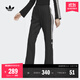 adidas復古風(fēng)側開(kāi)排扣運動(dòng)褲女裝阿迪達斯官方三葉草 黑色   M