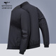 七匹狼外套男秋季夾克男商務(wù)休閑干部上衣棒球領(lǐng)茄克衫中青年男裝服飾
