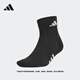 adidas舒適短筒高爾夫襪子男女阿迪達(dá)斯官方 黑色 M